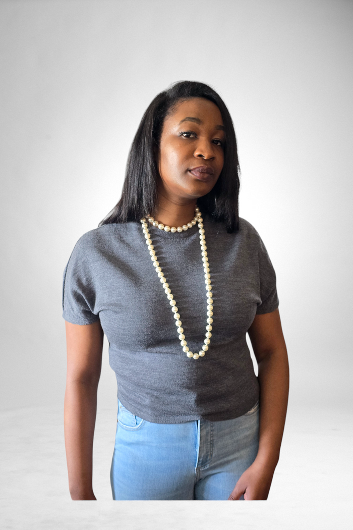 Bayle jersey knit merino wool in dim grey, front view