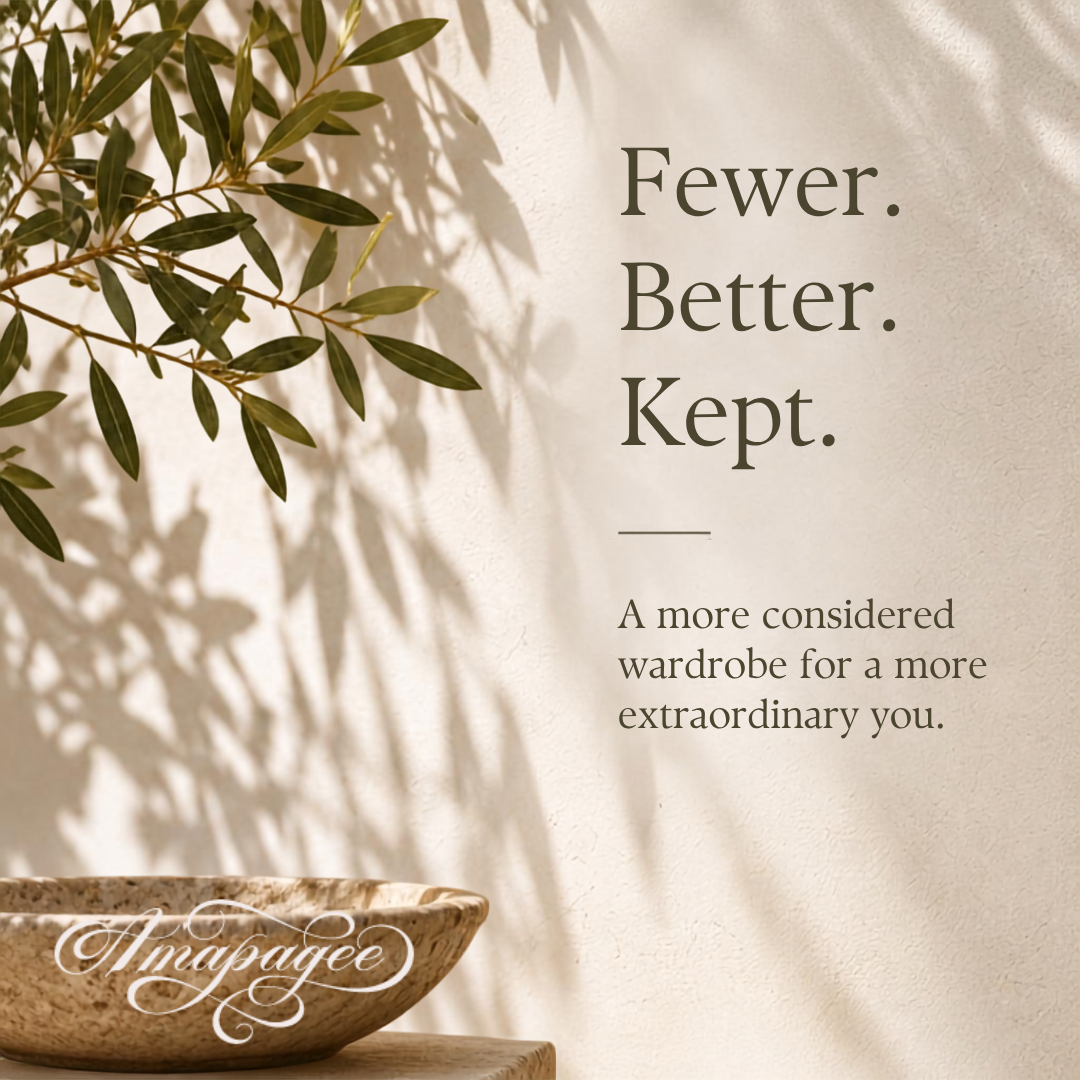 Fewer. Better. Kept. | Building a Considered Wardrobe