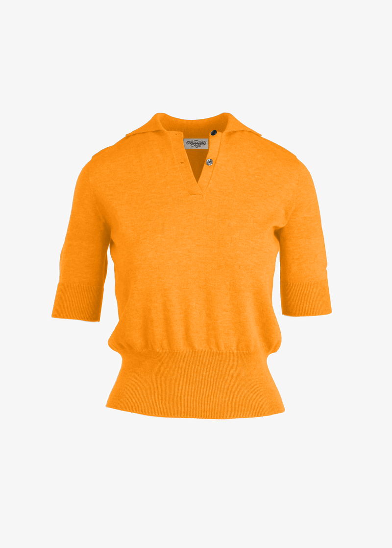 Celeste Cotton Knit Polo